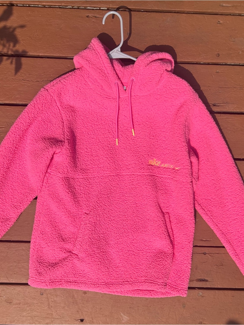 Pink Nike Sherpa Hoodie